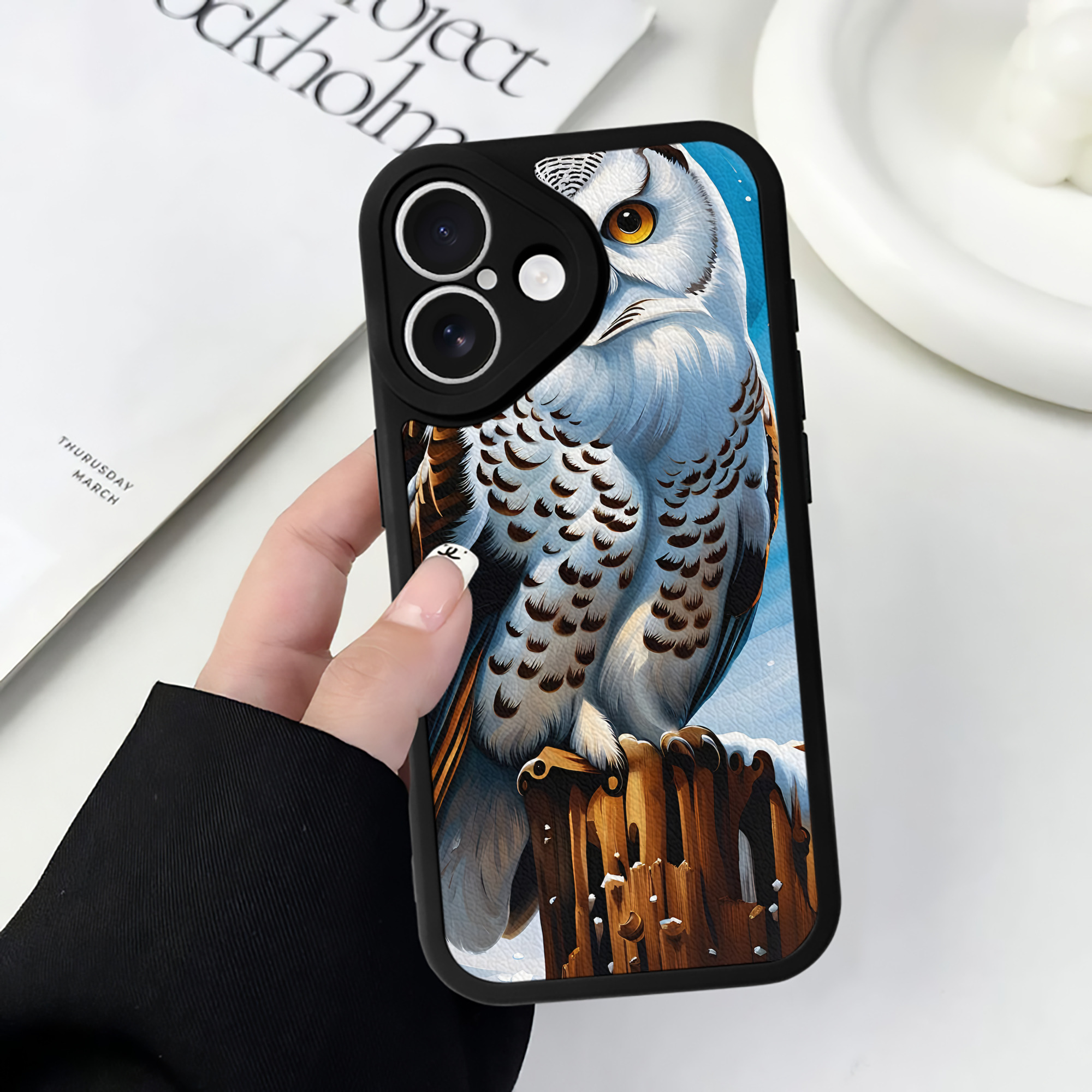（画像用） Harry Potter ハリー・ポッターシリーズ 【iPhone 16シリーズ対応】シリコンスマホケース（レザー調） 材質：シリコン